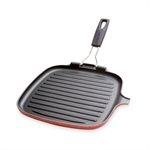 Gril carré manche pliable amovible Le Creuset